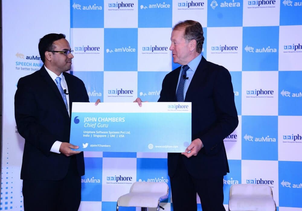 john chambers-uniphore-startup-chennai