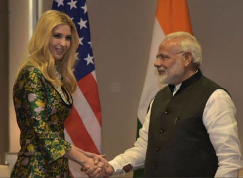 GES 2017-narendra modi-ivanka trump