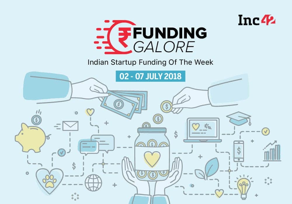 Funding Galore: Indian Startup Funding Of The Week [2-7 July 2018]