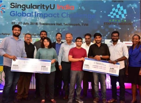 Kerala’s Ajna And Delhi’s Brun Health Ready To Fly To Singularity University After Winning GIC India Challenge 2018