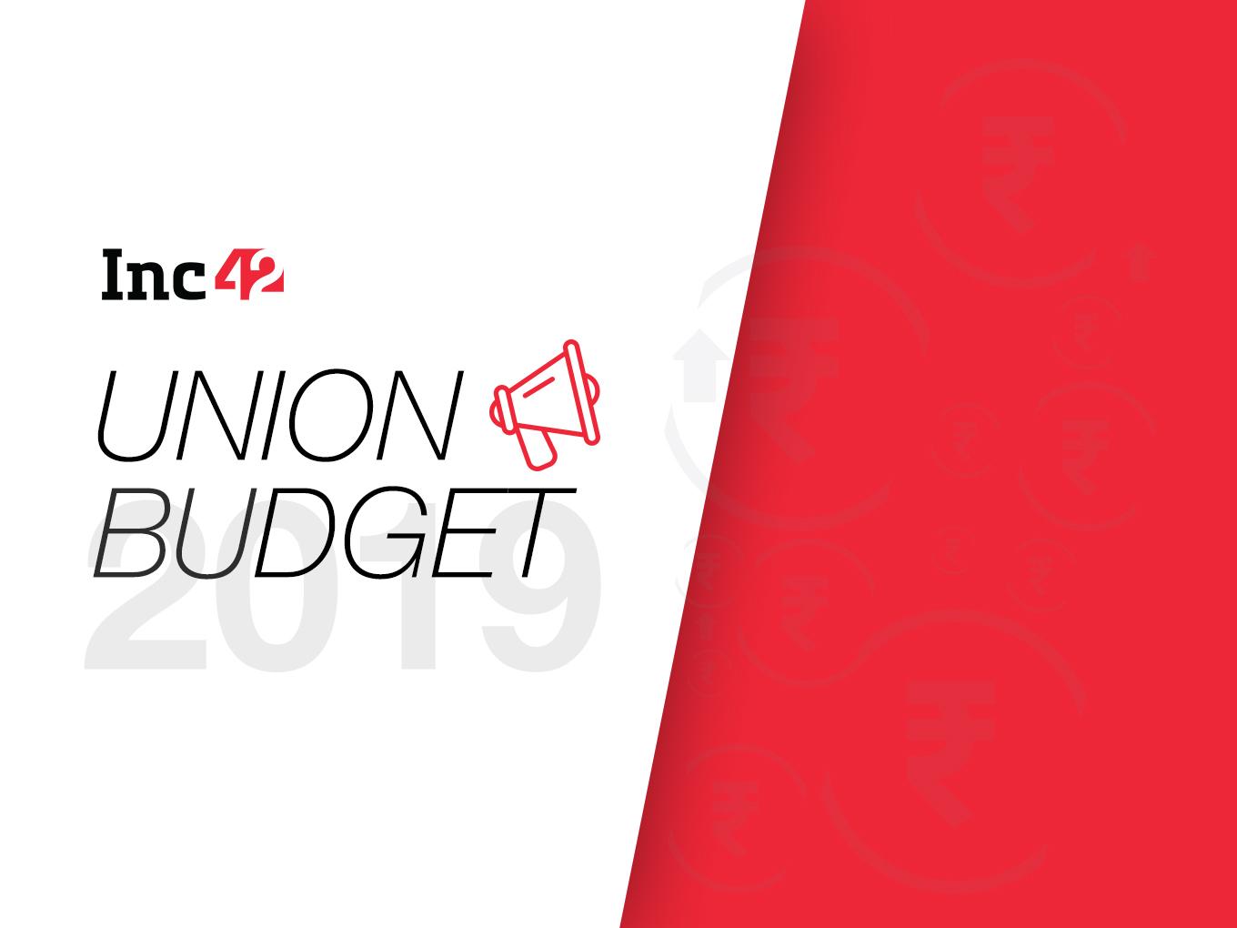 LIVE: Union Budget 2019 Live News, Impact & Analysis On Indian Startups