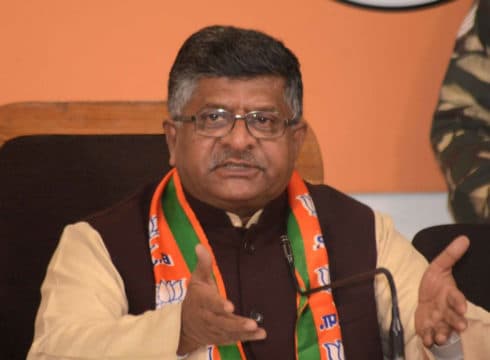 Will Focus On Taking Data Protection Bill To Parliament, Says Ravi Shankar Prasad