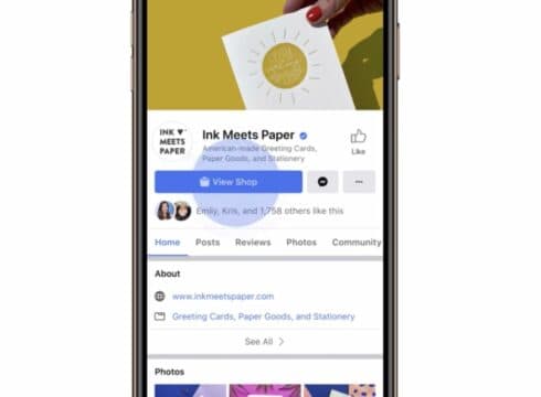 Facebook Takes A Step Closer To Ecommerce With ‘Shops’ Launch