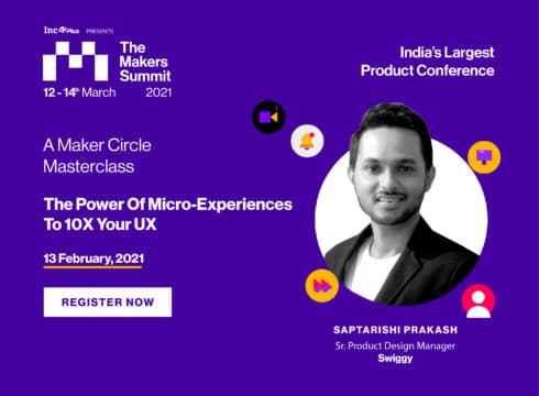 Register For The Masterclass On “The Power Of Micro-Experiences To 10X Your UX”