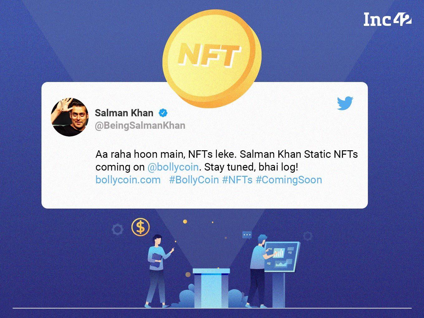 Bollywood Actor Salman Khan Joins The NFT Bandwagon