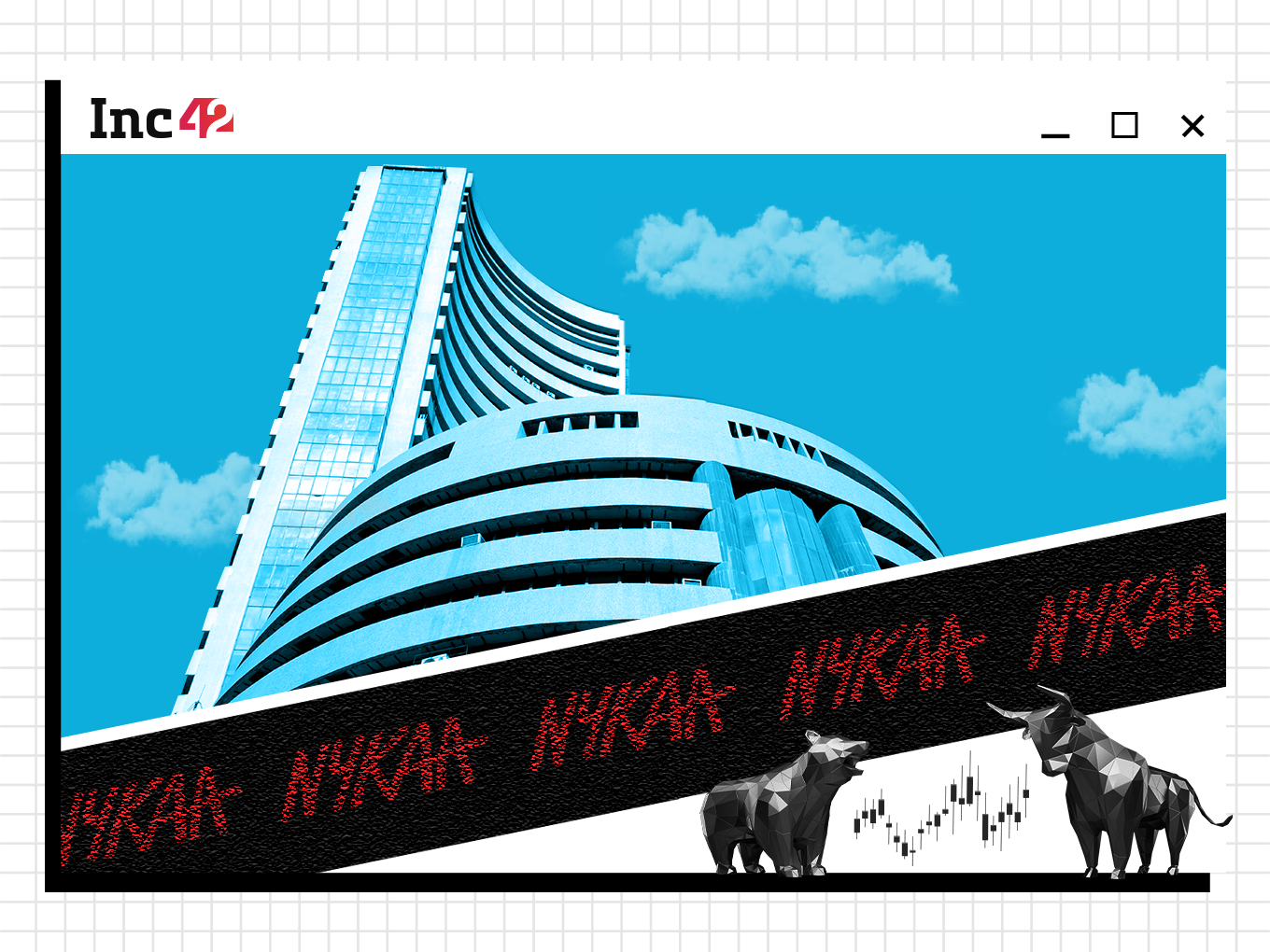 Nykaa Shares Down 1%, Market Cap At INR 1.02 Lakh Cr