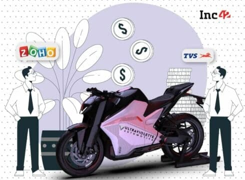 Exclusive: EV Bike Startup Ultraviolette Automotive Mops Up $15 Mn From TVS, Zoho