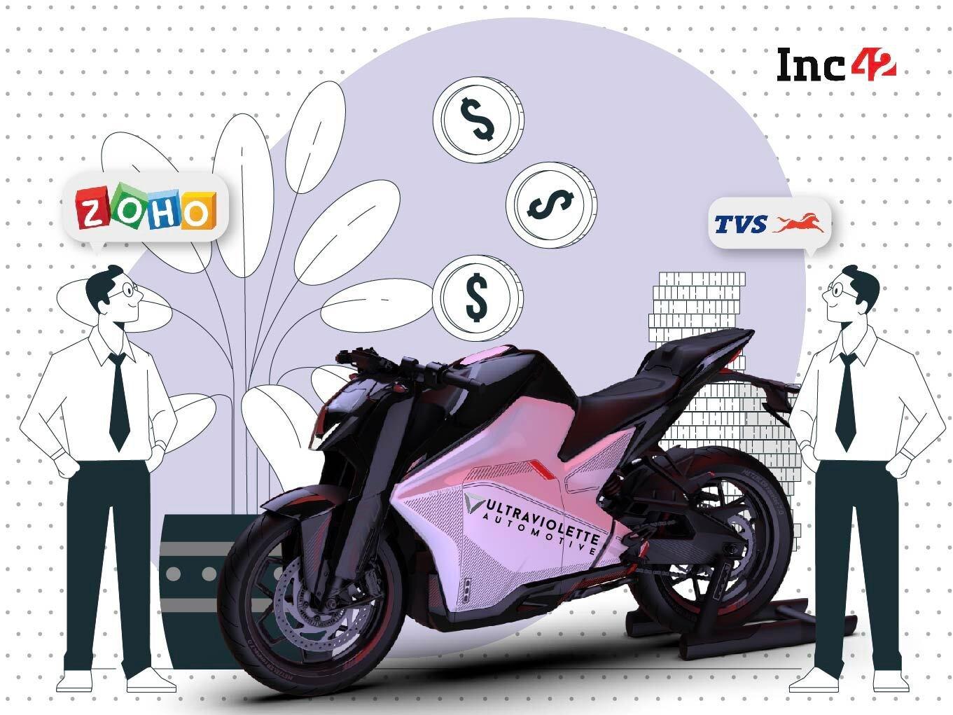 Exclusive: EV Bike Startup Ultraviolette Automotive Mops Up $15 Mn From TVS, Zoho