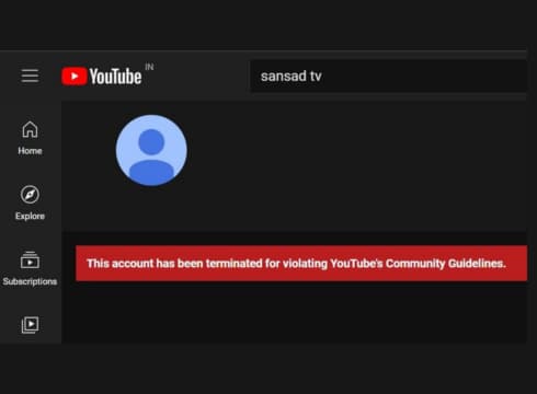 Sansad TV’s YouTube Account Terminated After Hackers Deface Channel