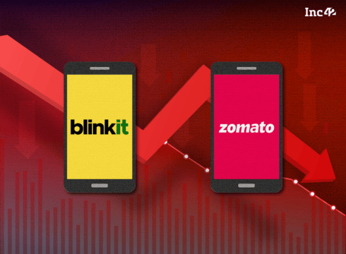 Zomato Shares Continue To Tank For The Second Straight Session After Blinkit Deal