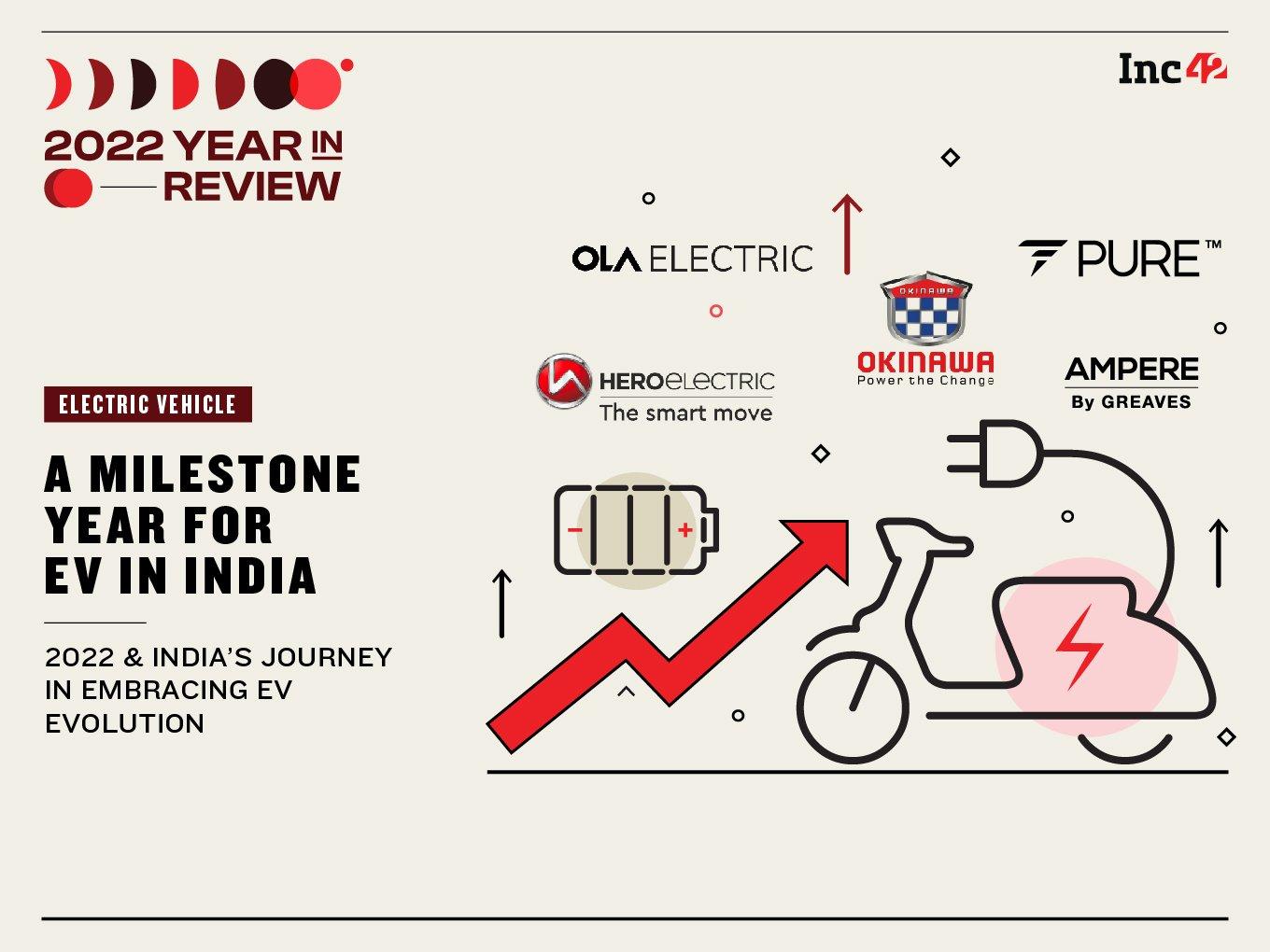 EV Two-Wheeler Registrations Rise 4X In 2022 As India Vows To Unplug Combustion Engines