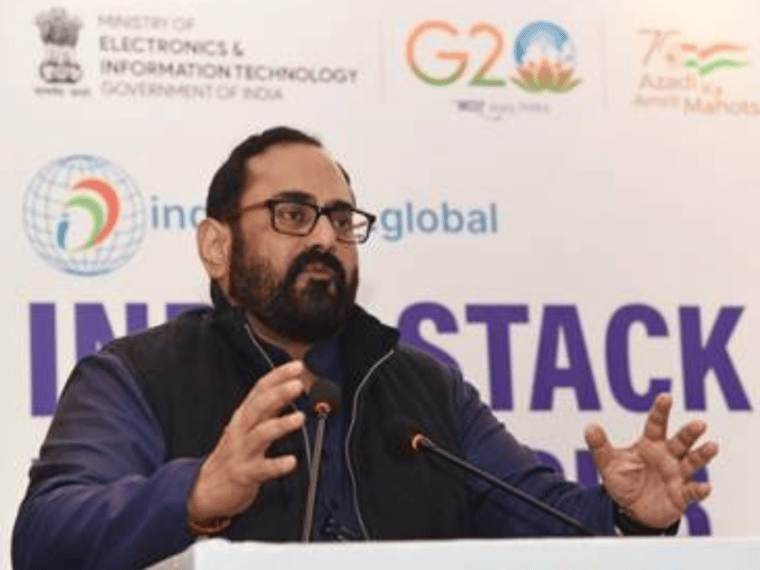 AI To Be Part Of India Stack’s Innovation Journey: MoS IT Rajeev Chandrasekhar