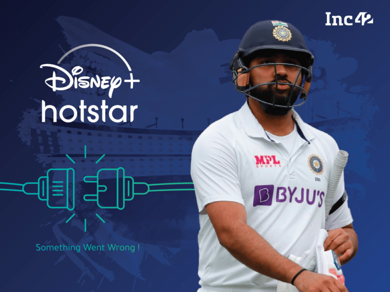 Disney+ Hotstar Suffers Outage Amid India Vs Australia Test Series