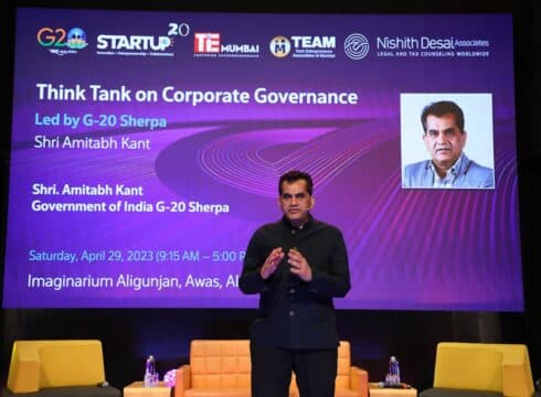 Indian Startups Should Build Corporate Governance Benchmarks For G20: Amitabh Kant