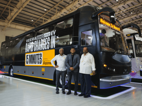 Exponent Energy Unveils 15-Minute Charging For Ebuses In Partnership With Veera Vahana