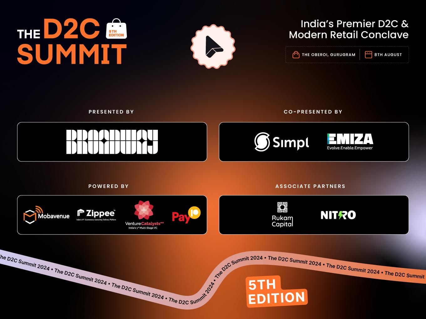 Thank You, Sponsors, For Making Inc42’s First Ever Offline D2C Summit A Hit!