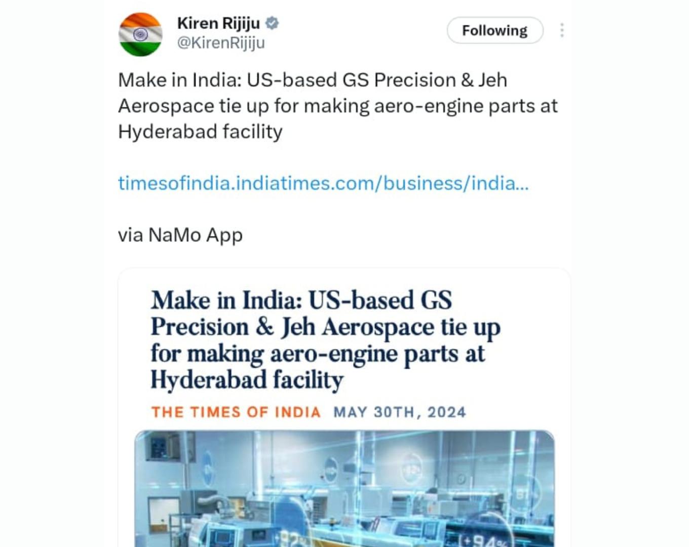 Will Jeh’s AI Edge, ‘Make In India’ Strategy Fuel Demand For Aerospace Parts Manufacturing? 