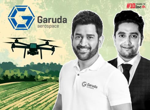 MS Dhoni Invests In Drone Startup Garuda Aerospace