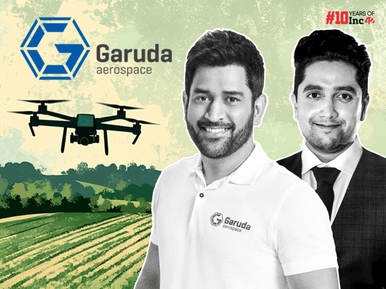 MS Dhoni Invests In Drone Startup Garuda Aerospace