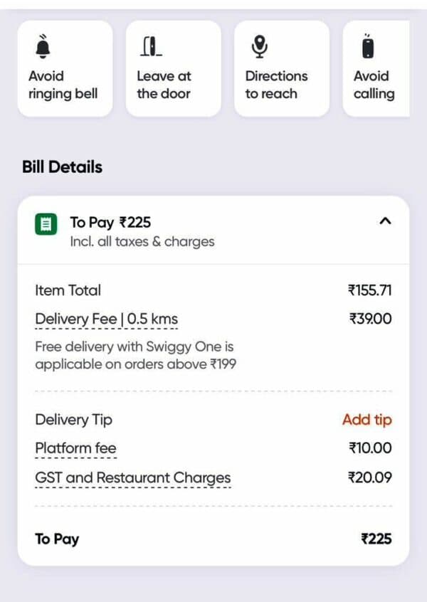 After Zomato, Swiggy Hikes Platform Fee To INR 10 Per Order