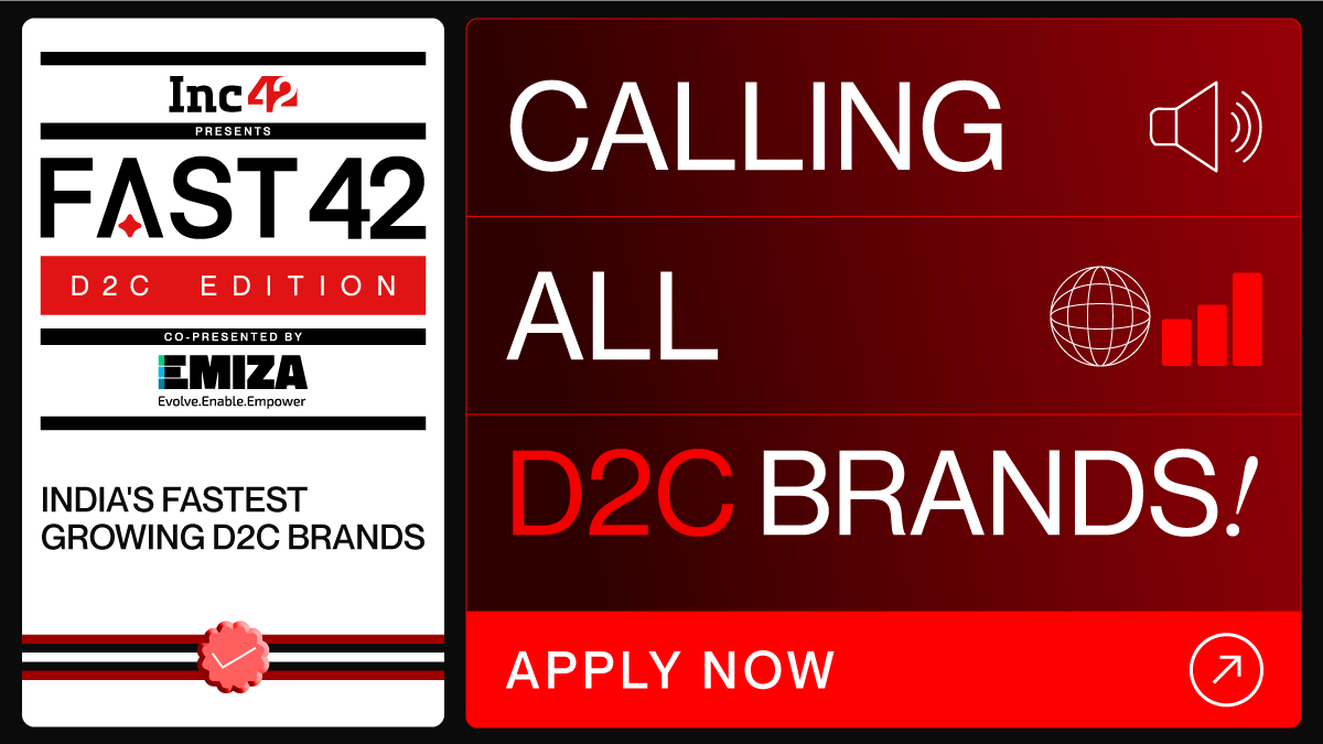 FAST42 2025 Is Now Live: Apply To Be Among The Fastest-Growing D2C Brands In India