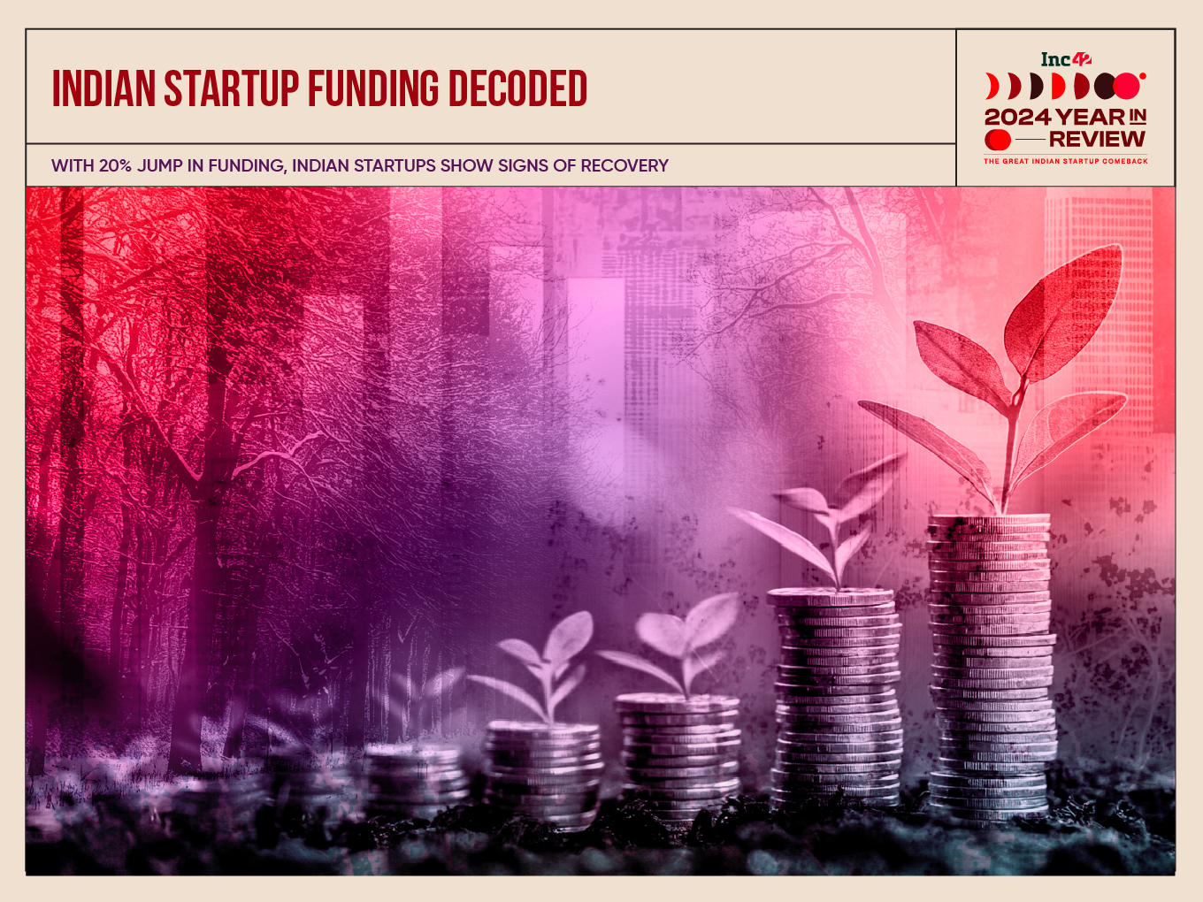 Indian Startup Funding Touches $12 Bn+ In 2024; Stabilises To 2020 Levels