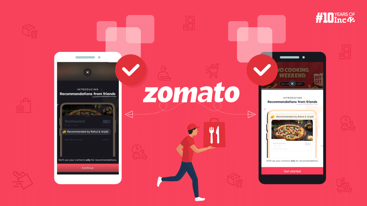 Now, Zomato Lets Users To Get Food Recommendations From Friends