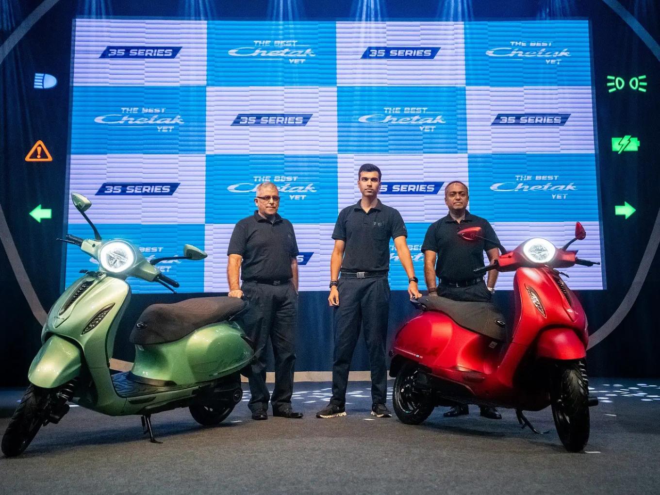 Bajaj Auto Debuts Two New Electric Variants Of Chetak Scooter