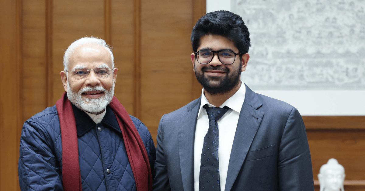 PM Modi meets Aravind Srinivas, CEO of Perplexity AI