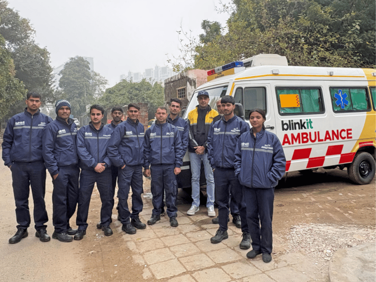 Now, Blinkit Rolls Out 10-Minute Ambulance Service