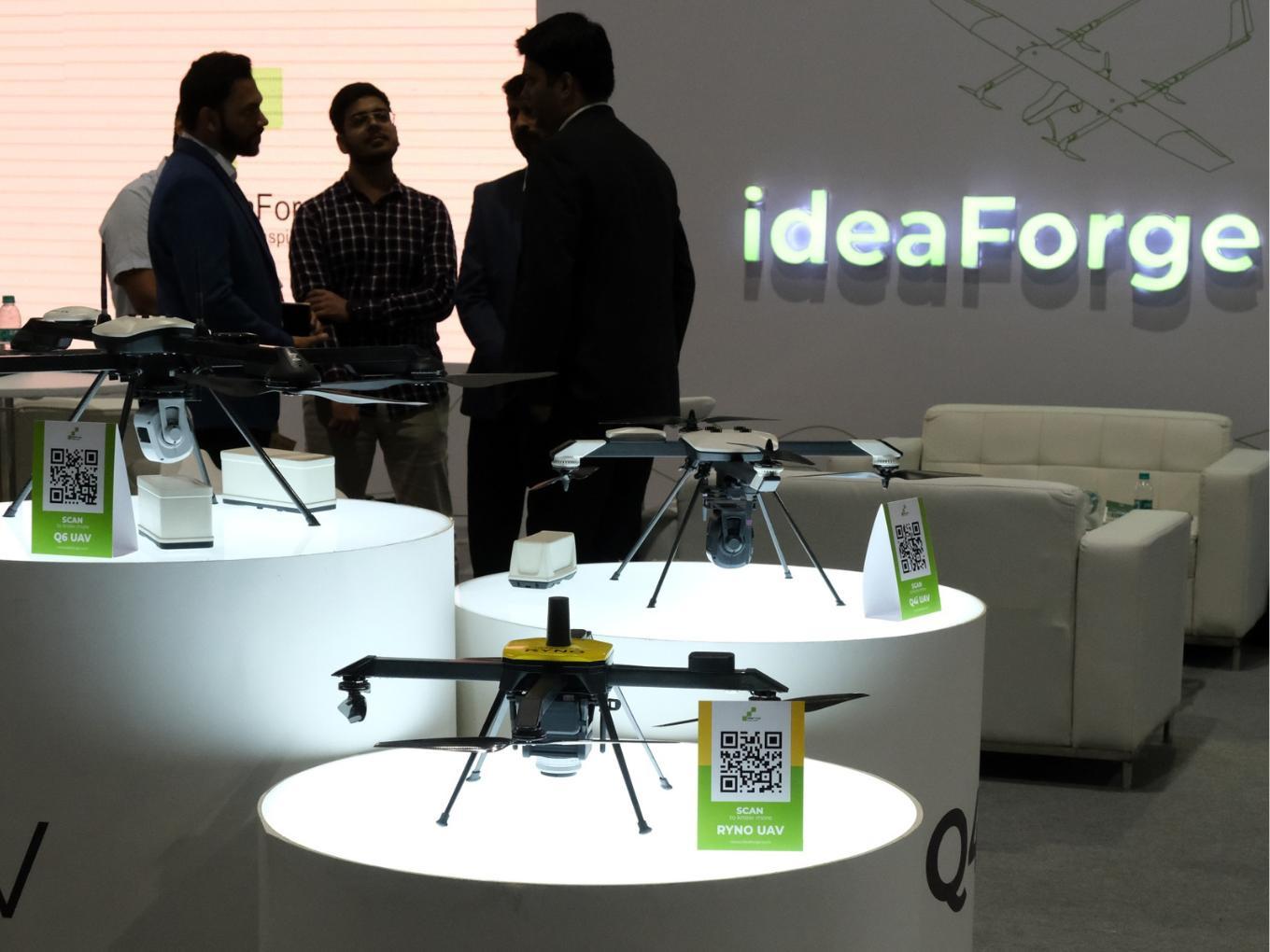 ideaForge Shares Near Lower Circuit, Set Fresh 52-Week Mark