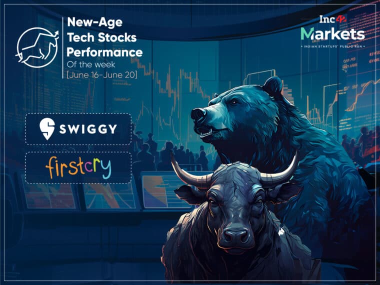 Swiggy Emerges Biggest Winner In A Mixed Week For New-Age Tech Stocks, FirstCry Slumps