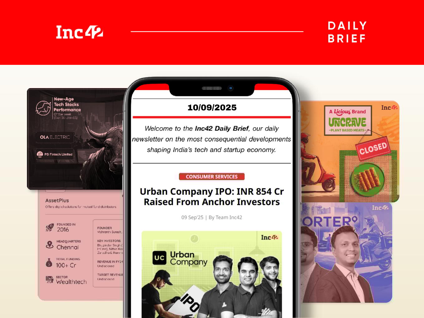 Urban Company IPO Goes LIVE, Licious Shuts UnCrave & More