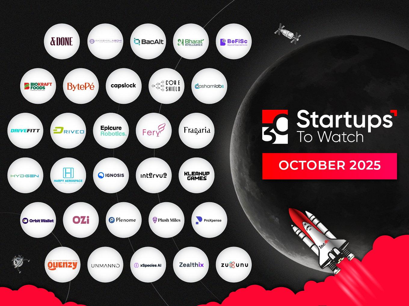 30 Startups To Watch: Startups That Caught Our Eye In October 2025