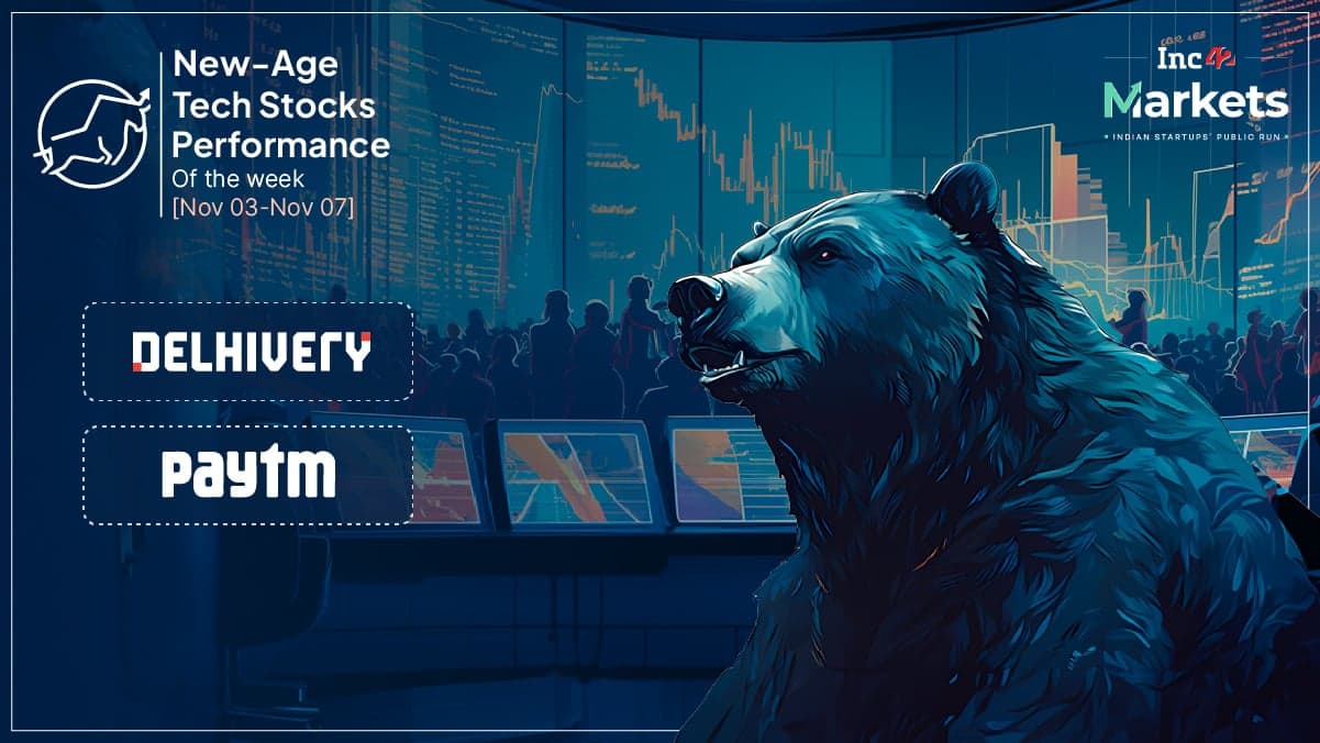 BlueStone, Urban Company Lead Declines In A Bearish Week For New-Age Tech Stocks