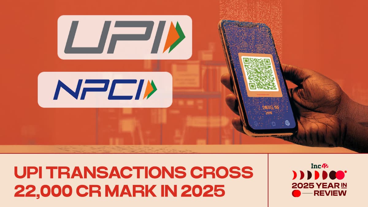 UPI Logs Another Record Year, Transactions Cross 22,000 Cr Mark In 2025