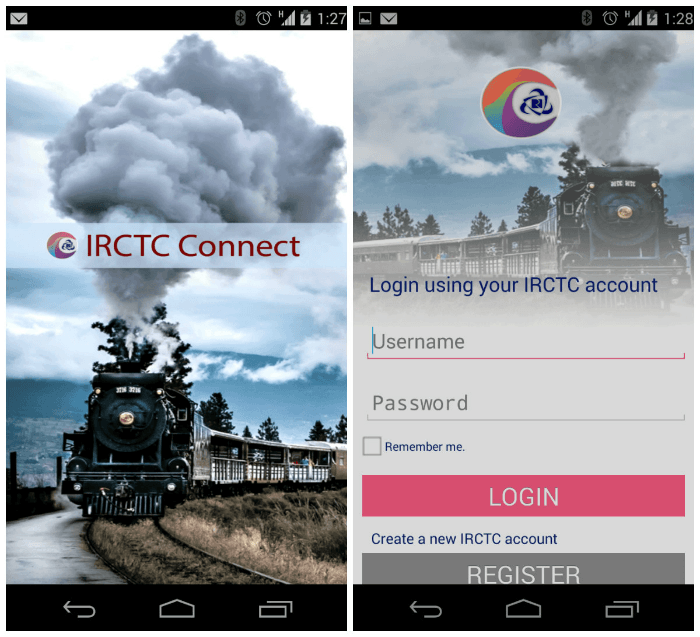 irctc android app