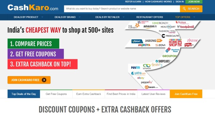 CashKaro Launches New Website With Price Comparison, Product Discovery ...