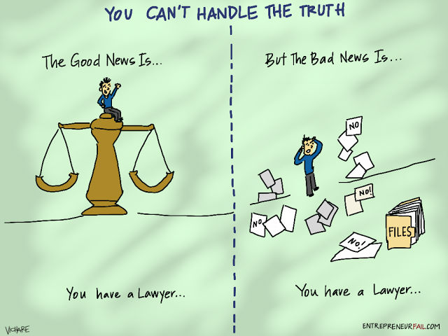 #entrepreneurfail The Truth about Startup Lawyers