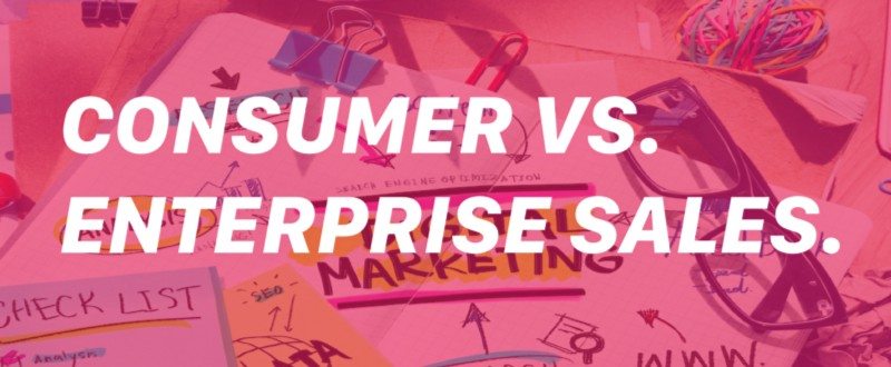consumer vs entrepreneur sales