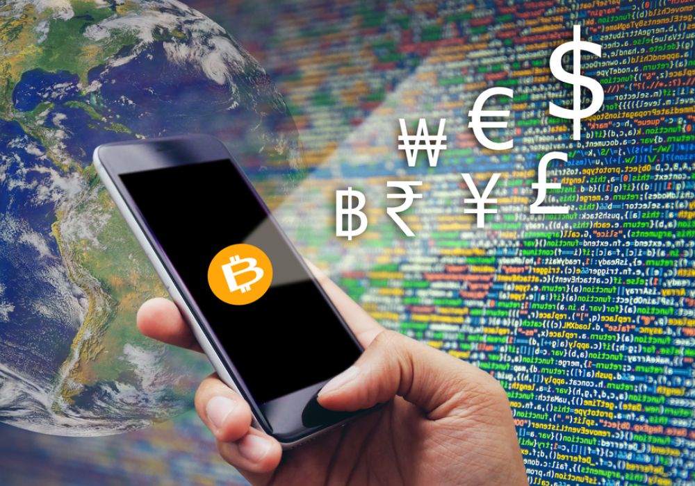 bitcoin-cryptocurrency-fiat money