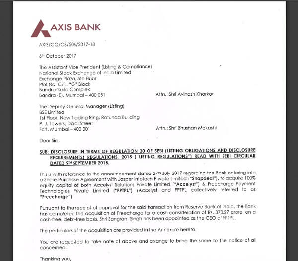 axis bank-freecharge-acquisition-digital payments