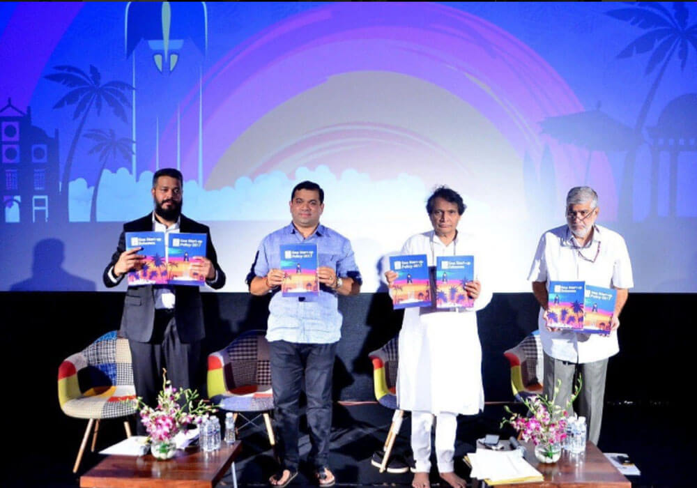 Union Minister Suresh Prabhu Launches Goa Startup Policy