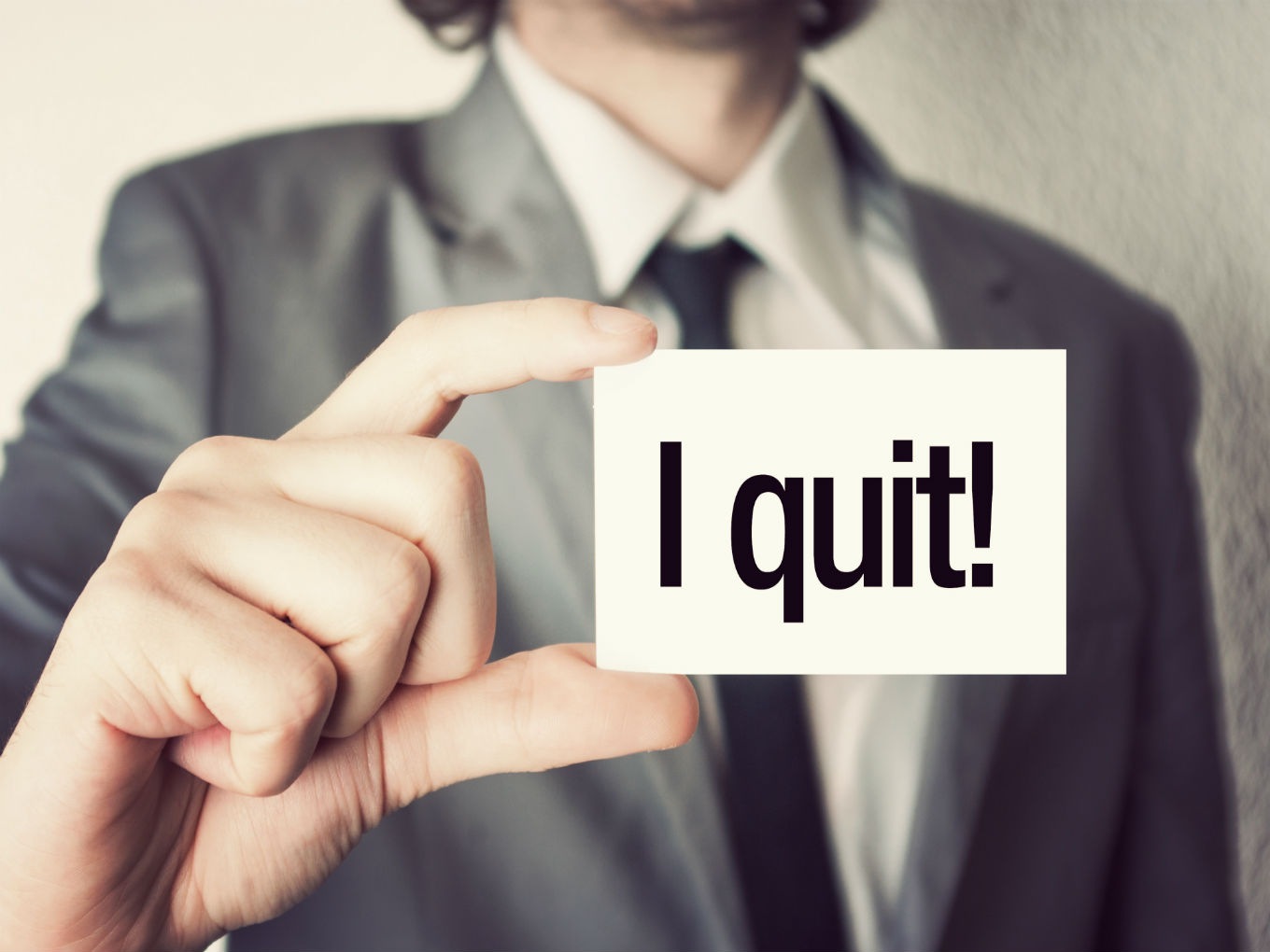 Why do employees quit organisations when they are doing well 
