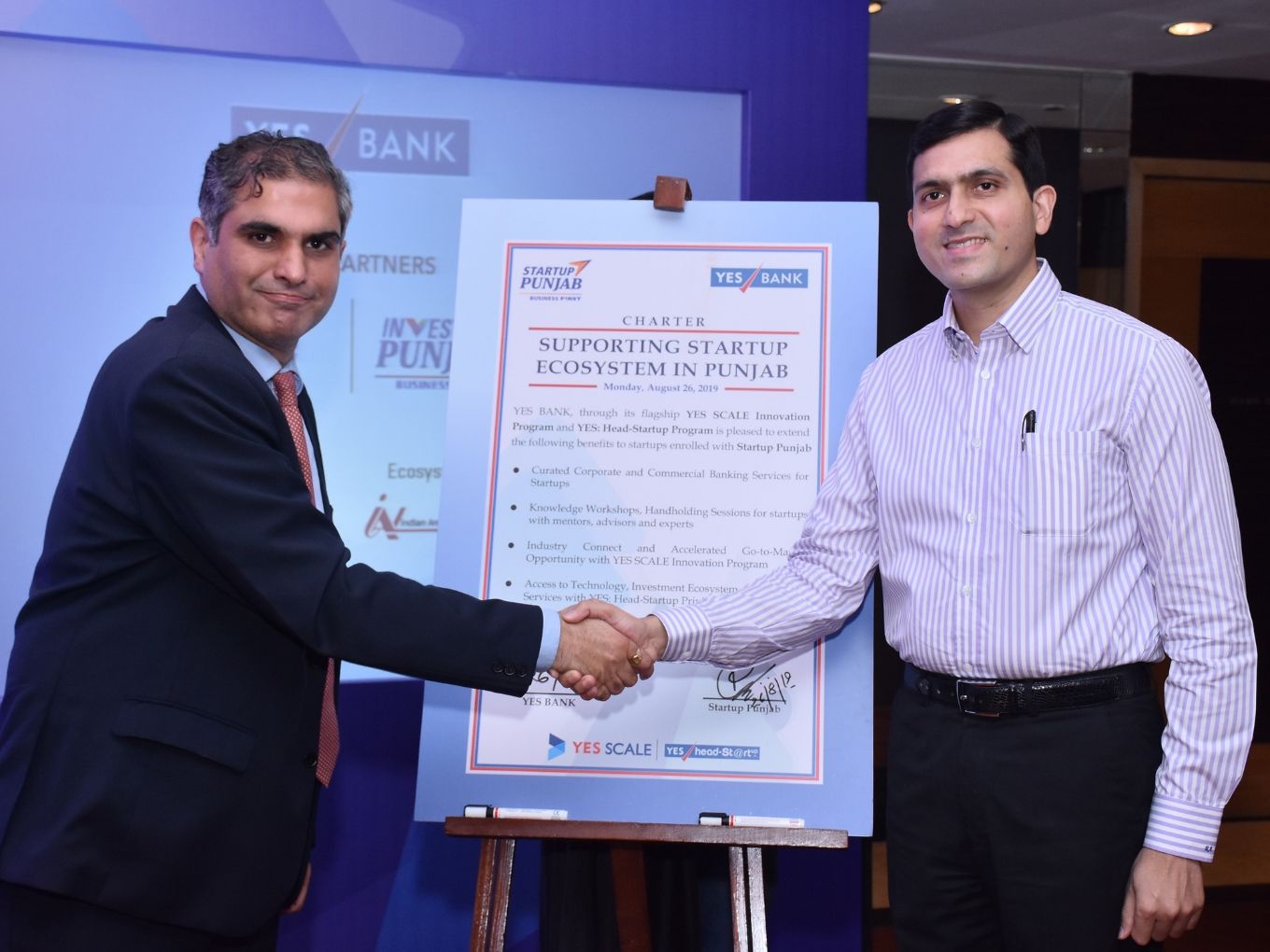 YES BANK Partners With Punjab Govt To Support The State’s Startups