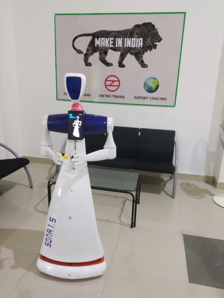 Railway Factory In Uttar Pradesh Gets 'Sona 1.5' Robots For Non-Technical Work