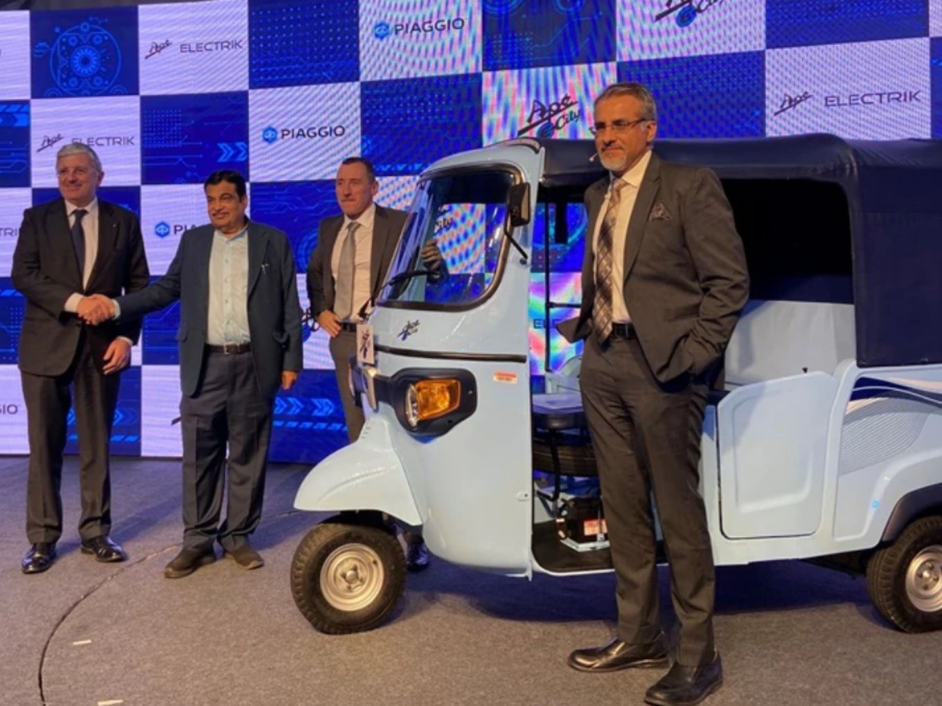 Piaggio Ape Launches Electric Rickshaw For Indian Market