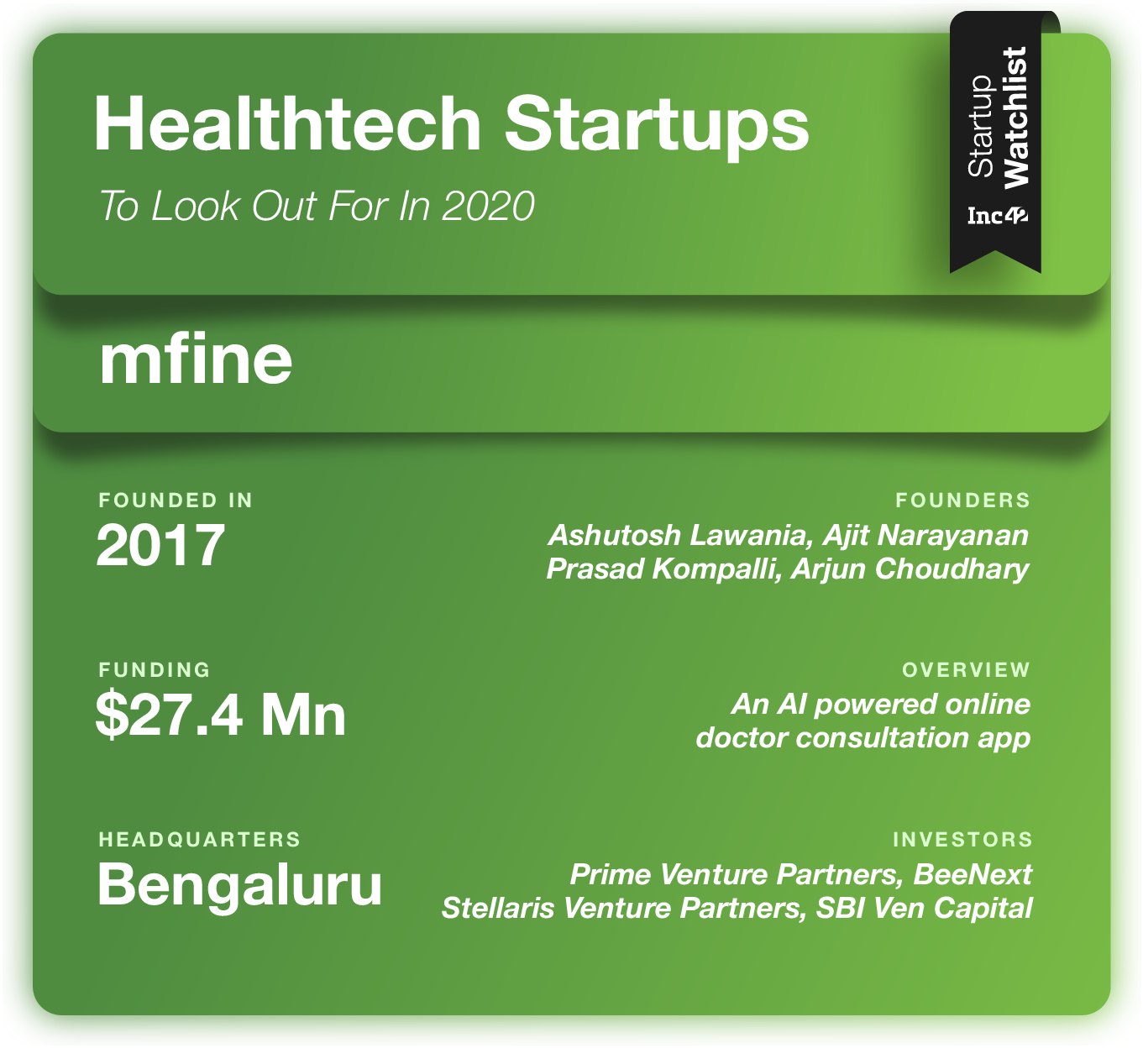 mfine Healthtech Startups
