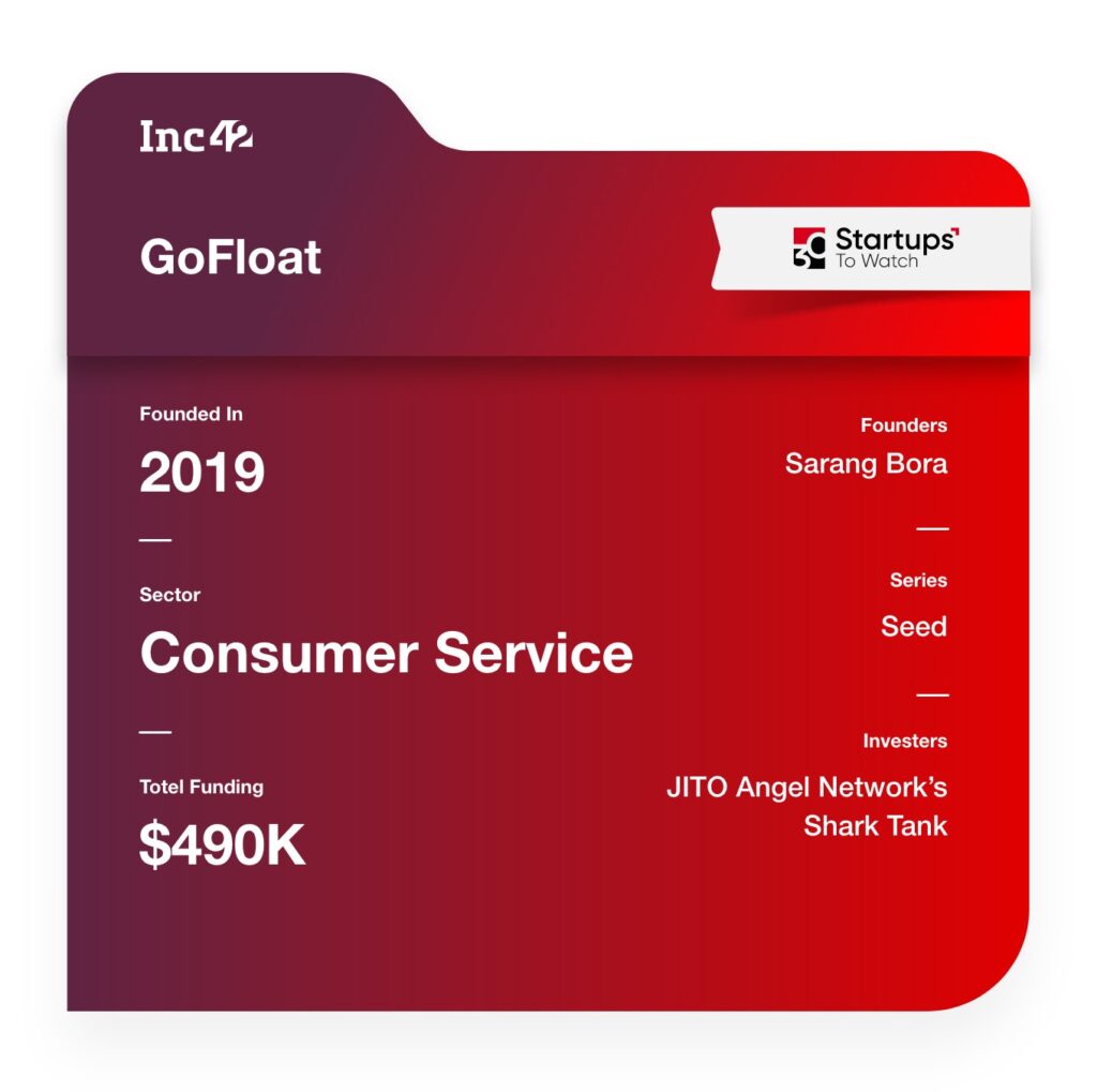 GoFloat consumer services startup