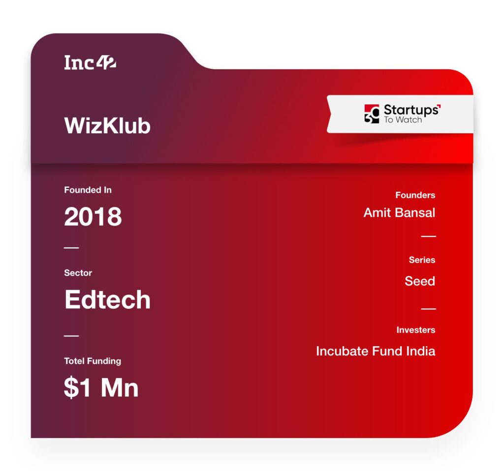 WizKlub edtech startup